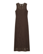 midi brown dress