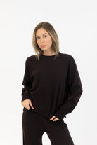 brown pullover sweater
