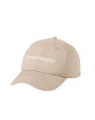taupe baseball hat with favorite daughter in text