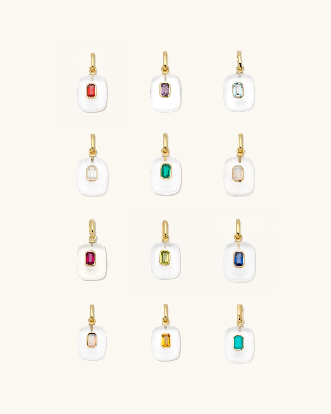 birthstone charms