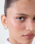 statement silver earrings 