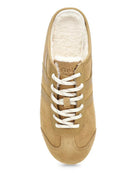 slip on light brown sneaker