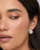 statement silver earrings 