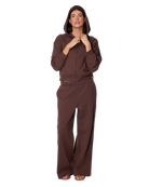 brown zip up hoodie