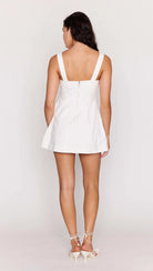 white denim mini dress 