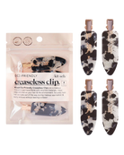 set of tortoise creaseless clips