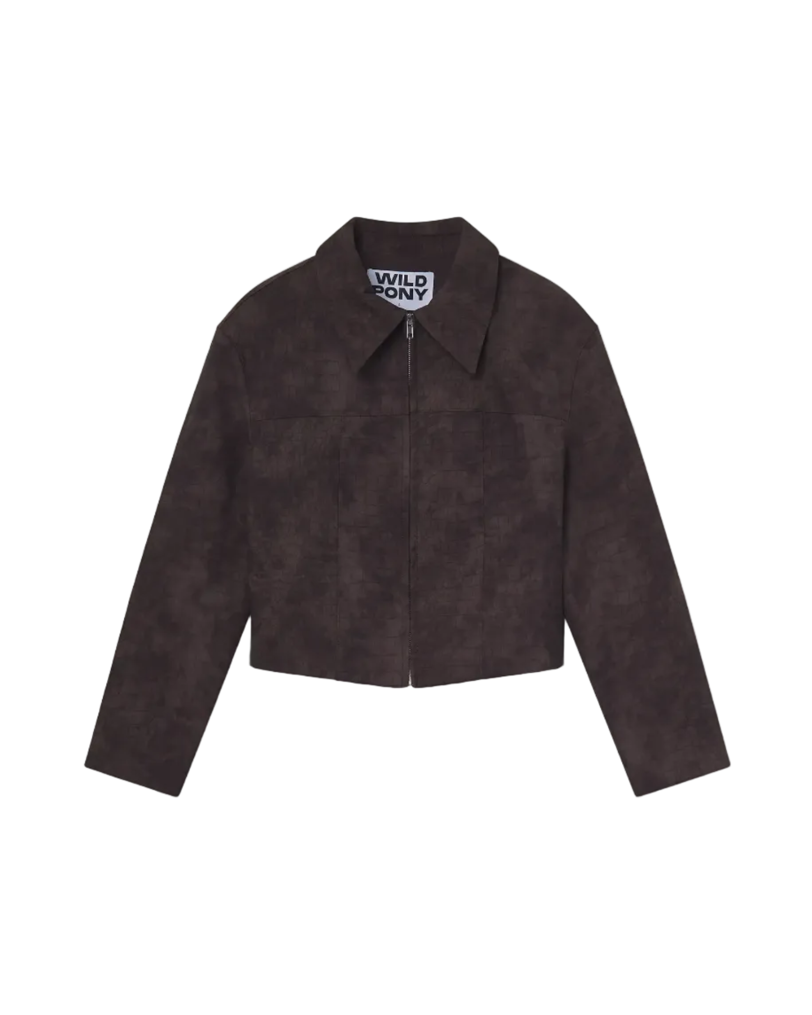 crop brown jacket