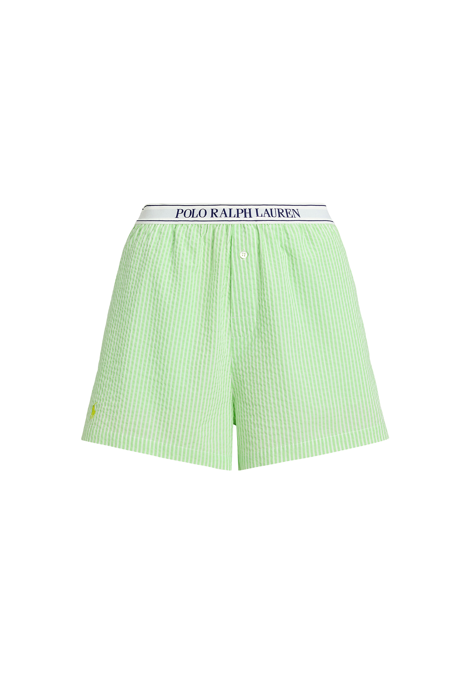 green and white stripe boxer short
