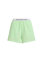 green and white stripe boxer short