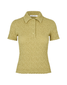 short sleeve polo green shirt