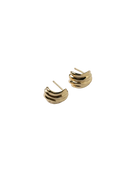 gold hoop stud earrings