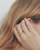 statement gold ring