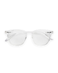 Dalston Glossy Blue Light Glasses | Crystal