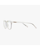 glasses with a clear frame