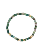 green beaded bracelet