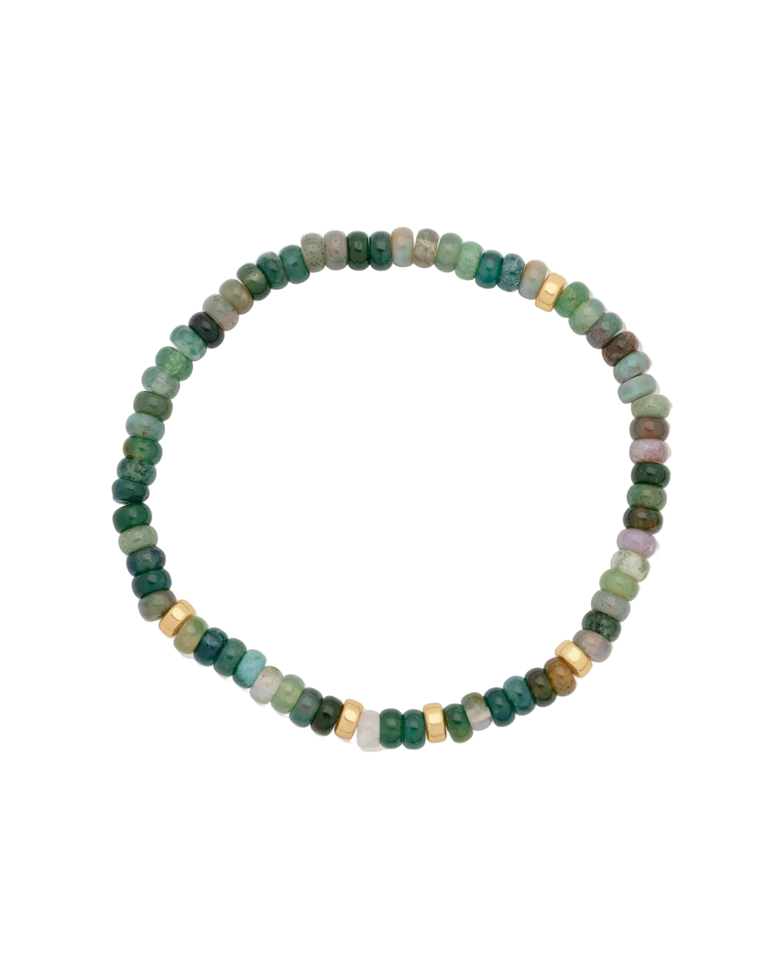 green beaded bracelet
