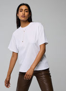 relaxed oversized white t-shirt