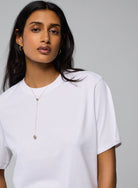 relaxed oversized white t-shirt