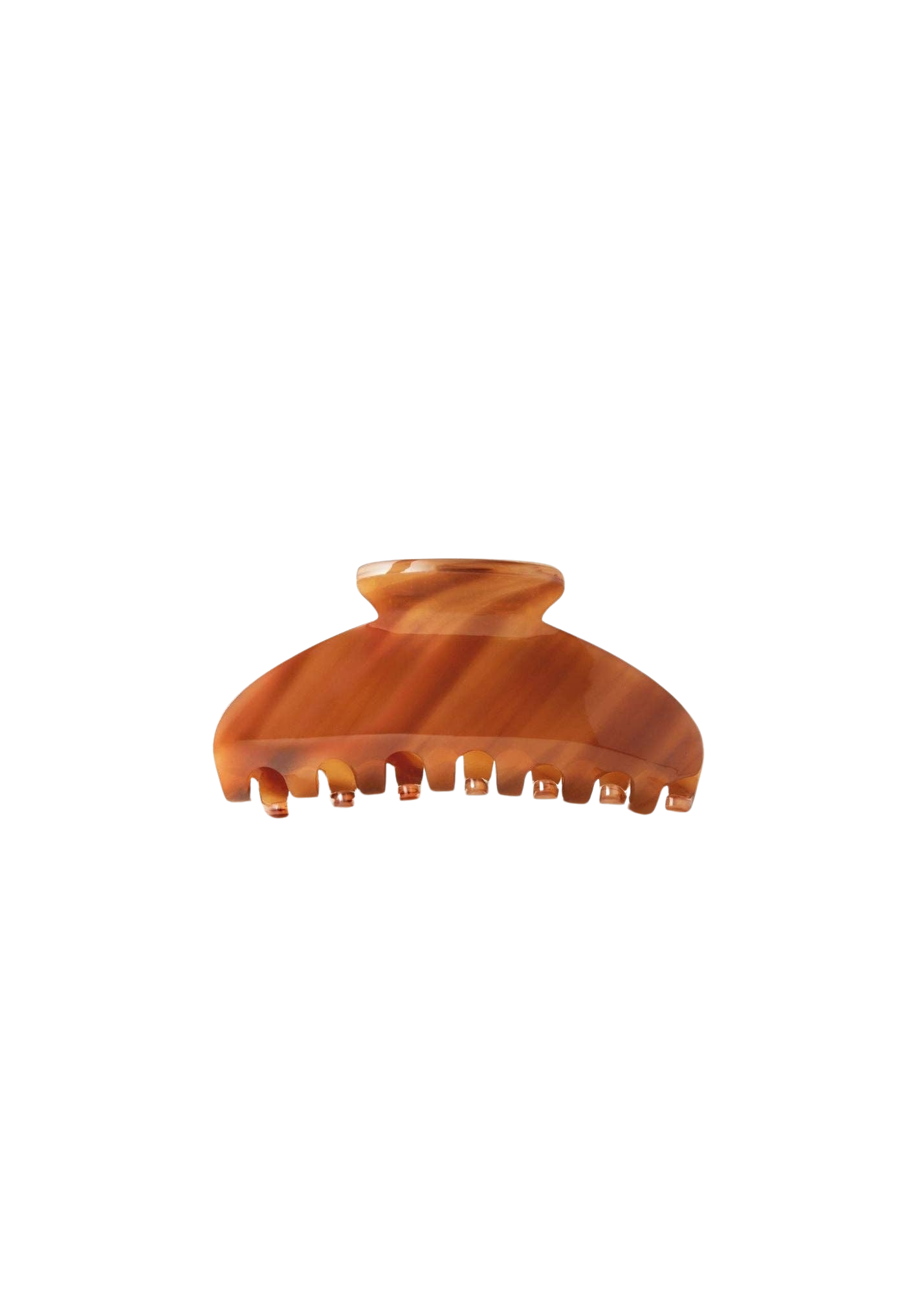 light brown claw clip