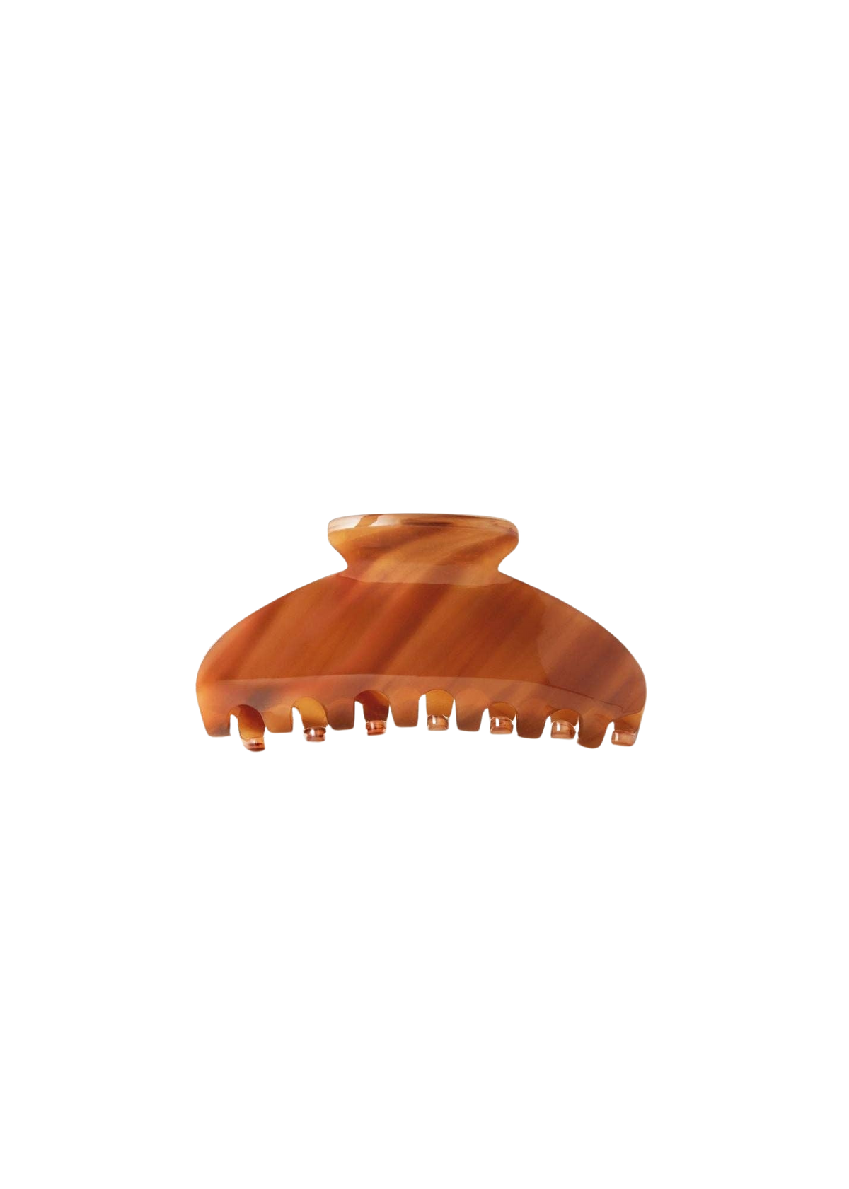 light brown claw clip