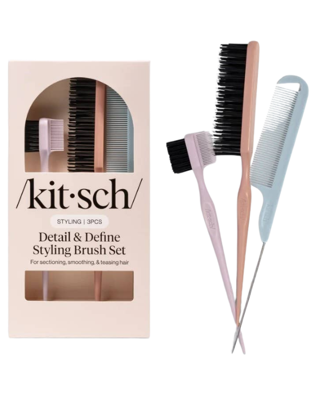 three styling brushes 