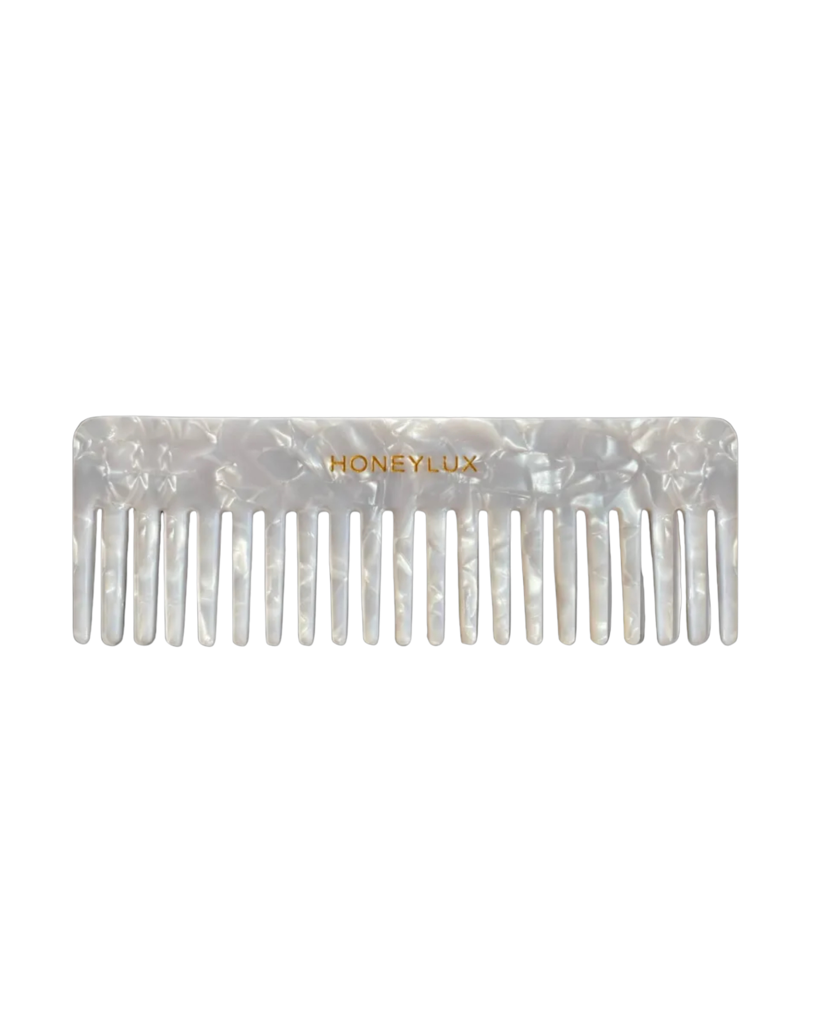 detangling comb in pearl white