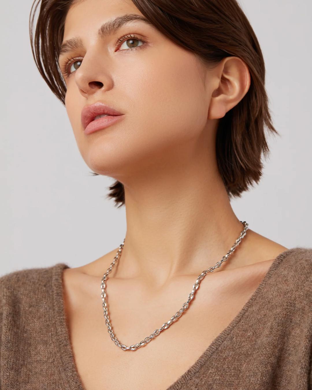 silver chain necklace