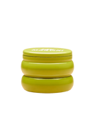 candle in a green tin