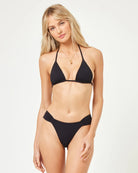 black bikini bottoms