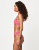 red and white gingham bikini bottom