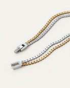 two tone double anklet