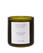 green glass candle