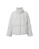 light gray puffer jacket 