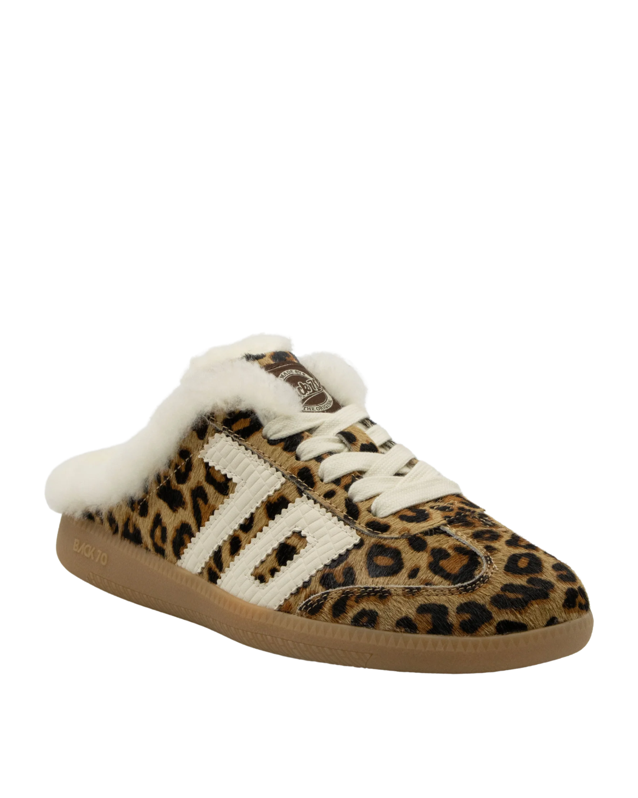 backless leopard print sneaker