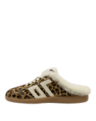 backless leopard print sneaker