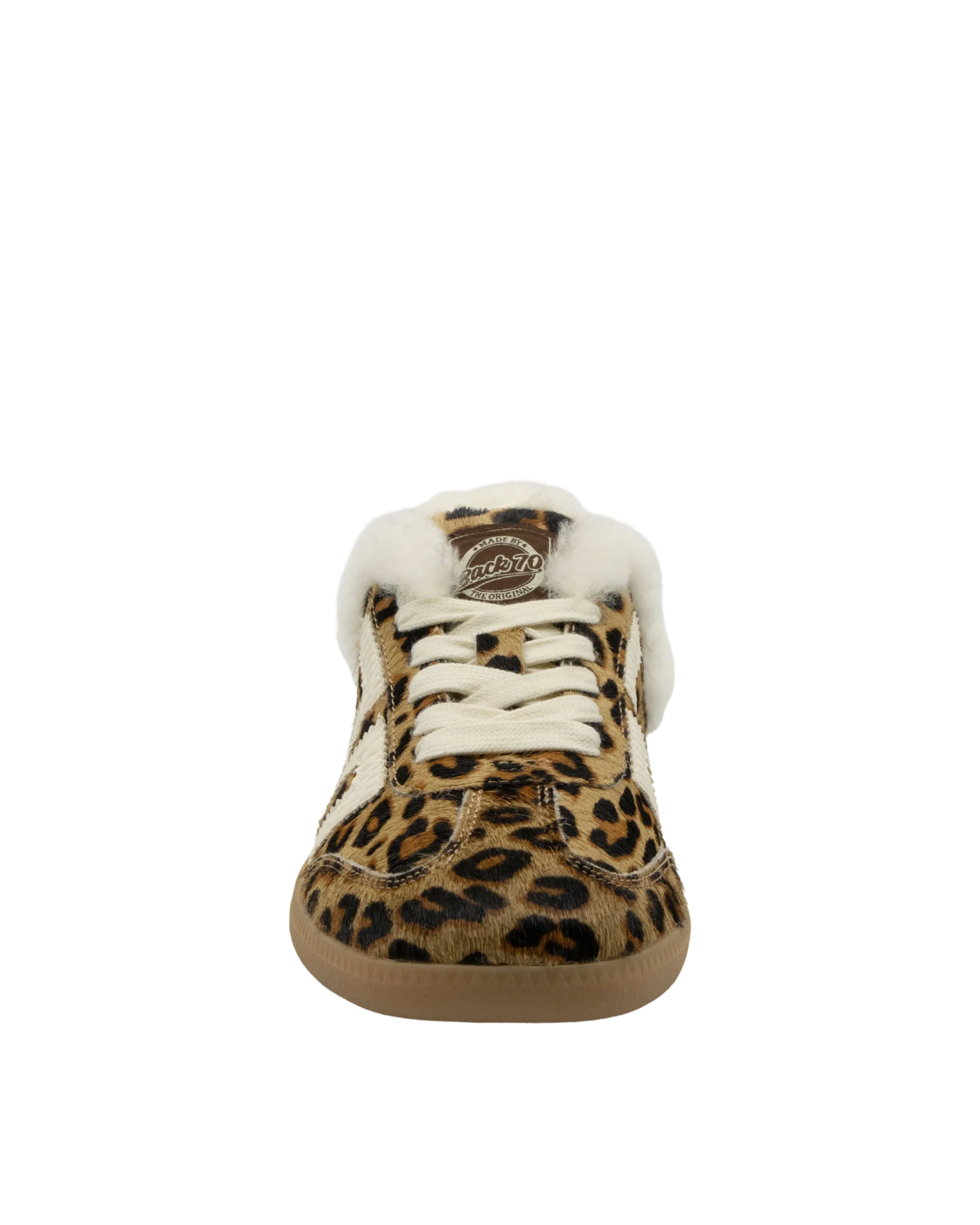 backless leopard sneaker