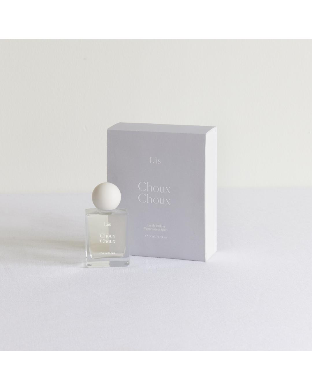 Chou Chou perfume bottle and packaging on a white background