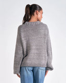 Elan Ski Crew Neck Sweater in Grey