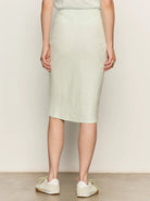 light green midi skirt