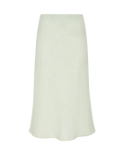 light green midi skirt