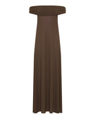 Faithfull the Brand Sofie Maxi Dress in Chocolate Brown