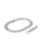 silver statement anklet