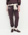 Logo Jogger | Burgundy/Gardenia