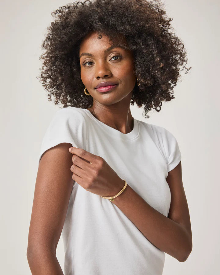 basic white crewneck t-shirt