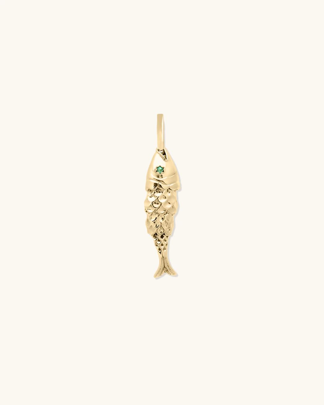 gold fish pendant