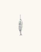 silver fish necklace pendant 