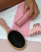 flat brush in pink