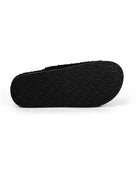 Freedom Moses Evu Sherpa Fleece Slides in Black