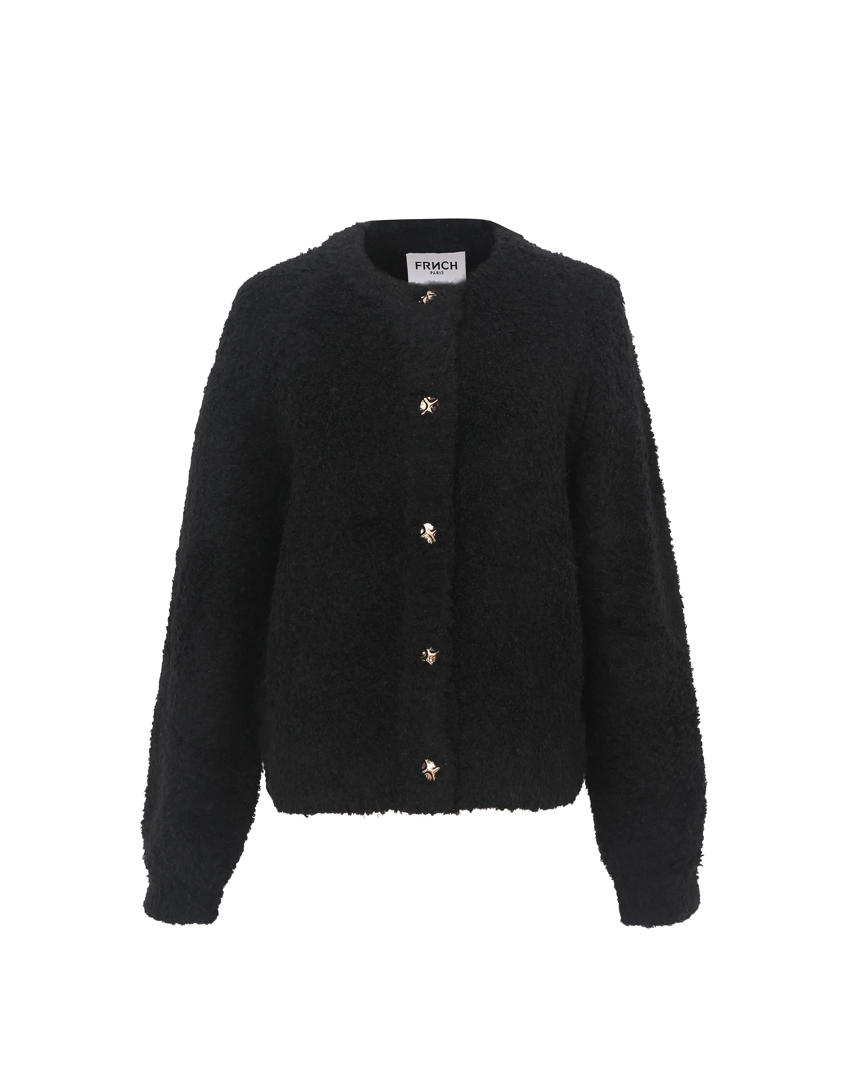 Frnch Niki Cardigan in Black