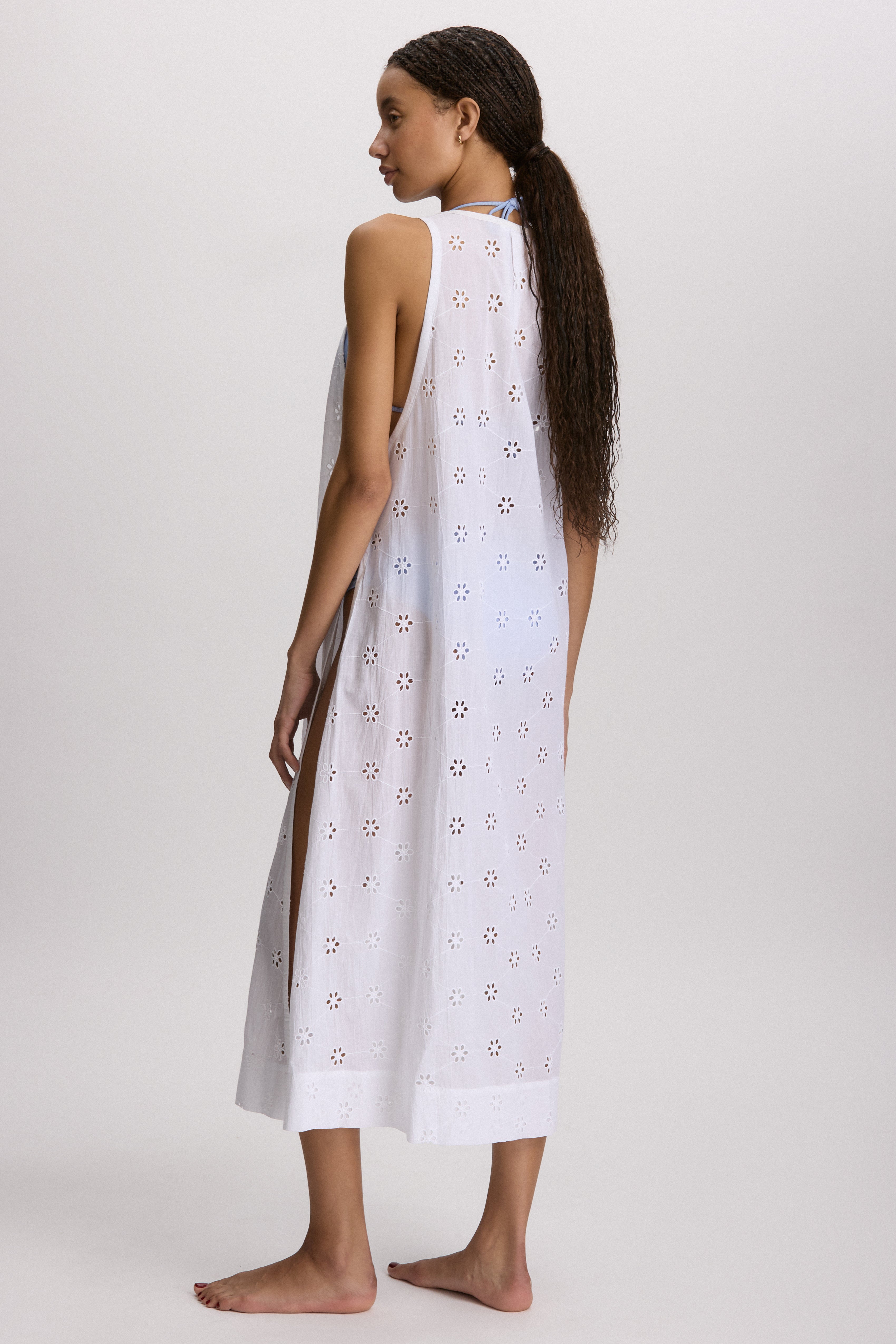 maxi eyelet button cover up